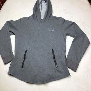 Gray Hoodie with Front Pockets